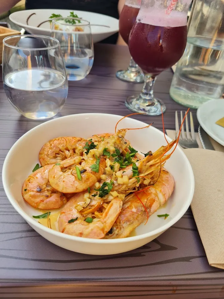 Crevettes Flambées