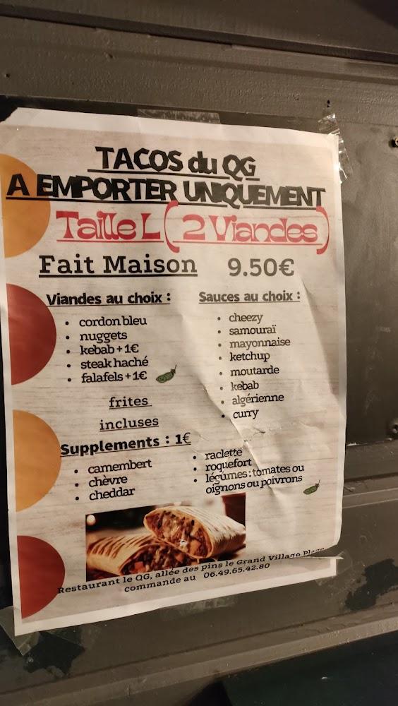 Restaurant le QG - Menu Image 4